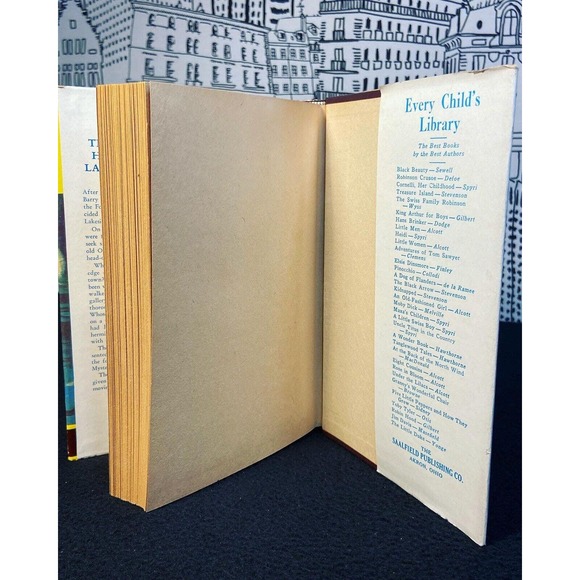 RARE 1934 HC - The Mystery Hunters at Lakeside Camp by Capwell Wyckoff Saalfield - Picture 5 of 16